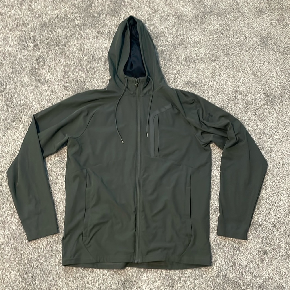 UA Utility Running Jacket (Dark Green)